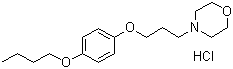 Pramoxine hydrochloride molecular structure (CAS 637-58-1)