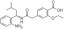 2-Despiperidyl-2-amino Repaglinide molecular structure (CAS 637301-29-2)