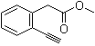 2-Ethynylbenzeneacetic acid methyl ester molecular structure (CAS 637348-19-7)