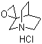 Spiro[1-azabicyclo[2.2.2]octane-3,2'-oxirane] hydrochloride molecular structure (CAS 64168-68-9)