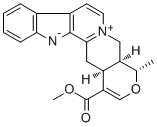 鸭脚木碱分子结构 (CAS 642-18-2)