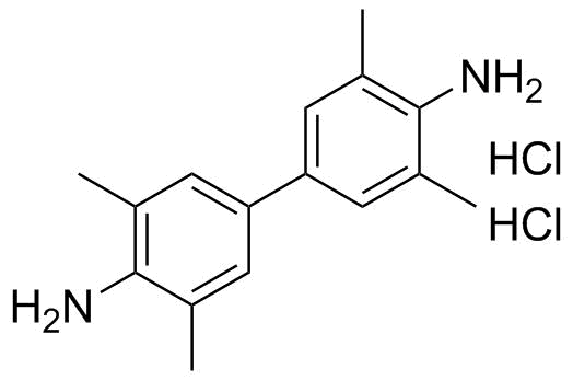 3,3',5,5'-Tetramethylbenzidine dihydrochloride molecular structure (CAS 64285-73-0)