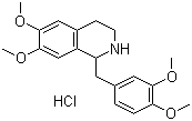Tetrahydropapaverine hydrochloride molecular structure (CAS 6429-04-5)