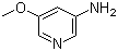 结构式 CAS# 64436-92-6, 3-氨基-5-甲氧基吡啶