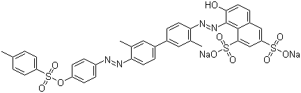酸性红 114分子结构 (CAS 6459-94-5)