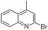 2-Bromo-4-methylquinoline molecular structure (CAS 64658-04-4)