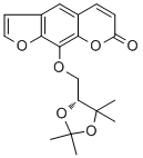 Heraclenol acetonide molecular structure (CAS 64790-68-7)