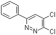 结构式 CAS# 64942-62-7, 3,4-二氯-6-苯基哒嗪