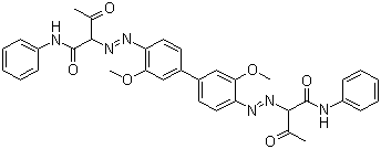 颜料橙 16分子结构 (CAS 6505-28-8)