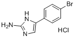 5-(4-Bromophenyl)-1H-imidazol-2-amine hydrochloride(1:1) molecular structure (CAS 65146-58-9)