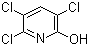 3,5,6-Trichloro-2-pyridinol molecular structure (CAS 6515-38-4)