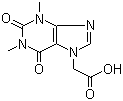 茶碱乙酸分子结构 (CAS 652-37-9)