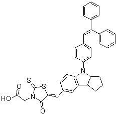 吲哚啉染料 D 102分子结构 (CAS 652145-28-3)