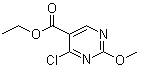 4-Chloro-2-methoxypyrimidine-5-carboxylic acid ethyl ester molecular structure (CAS 65269-18-3)