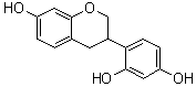 2',4',7-三羟基异黄烷分子结构 (CAS 65332-45-8)