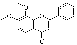 7,8-Dimethoxyflavone molecular structure (CAS 65548-54-1)