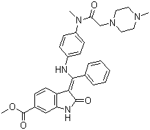 Nintedanib molecular structure (CAS 656247-17-5)