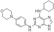 结构式 CAS# 656820-32-5, Reversine