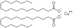 structure of CAS# 660-60-6, Cupric stearate;Copper distearate; Octadecanoic acid copper(2+) salt