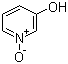 structure of CAS# 6602-28-4, 3-Hydroxypyridine-N-oxide;3-Pyridinol N-oxide