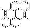 结构式 CAS# 666175-40-2, (1S)-N,N'-二甲基-[1,1'-联萘]-2,2'-二胺