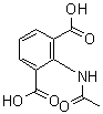 2-(Acetylamino)-1,3-benzenedicarboxylic acid molecular structure (CAS 67081-70-3)