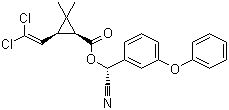 alpha-Cypermethrin molecular structure (CAS 67375-30-8)