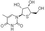 5-Methyl-4'-thiouridine molecular structure (CAS 6741-71-5)