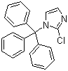 structure of CAS# 67478-48-2, 2-Chloro-1-trityl-1H-imidazole