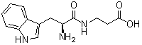 L-Tryptophyl-beta-alanine molecular structure (CAS 67607-64-1)
