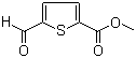 结构式 CAS# 67808-64-4, 5-醛基噻吩-2-甲酸甲酯