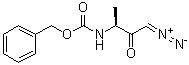 N-[(1S)-3-Diazo-1-methyl-2-oxopropyl]carbamic acid phenylmethyl ester molecular structure (CAS 67865-68-3)