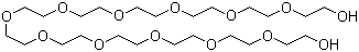结构式 CAS# 6790-09-6, 聚乙二醇-12; 3,6,9,12,15,18,21,24,27,30,33-十一氧杂三十五烷-1,35-二醇