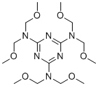 1,3,5-Triazine-2,4,6-triamine, polymer with formaldehyde, methylated molecular structure (CAS 68002-20-0)
