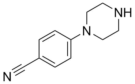 4-Piperazinobenzonitrile molecular structure (CAS 68104-63-2)