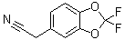 2-(2,2-Difluorobenzo[d][1,3]dioxol-5-yl)acetonitrile molecular structure (CAS 68119-31-3)