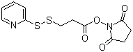 3-(2-Pyridyldithio)propionic acid N-hydroxysuccinimide ester molecular structure (CAS 68181-17-9)