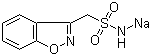 Zonisamide sodium salt molecular structure (CAS 68291-98-5)
