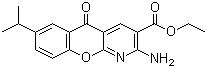 2-氨基-7-异丙基-5-氧代-5H-[1]苯并吡喃[2,3-b]吡啶-3-羧酸乙酯分子结构 (CAS 68301-99-5)