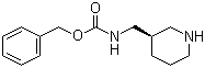 Phenylmethyl [(3R)-3-piperidinylmethyl]carbamate molecular structure (CAS 683269-48-9)
