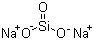 结构式 CAS# 6834-92-0, 偏硅酸钠