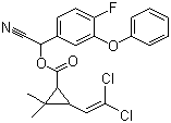Cyfluthrin molecular structure (CAS 68359-37-5)