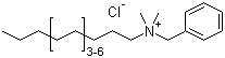 结构式 CAS# 68391-01-5, 苯扎氯铵