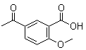 5-Acetyl-2-methoxybenzoic acid molecular structure (CAS 68535-61-5)