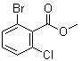 Methyl 2-bromo-6-chlorobenzoate molecular structure (CAS 685892-23-3)