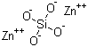 结构式 CAS# 68611-47-2, 硅酸锌