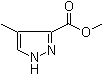 Methyl 4-methylpyrazole-3-carboxylate molecular structure (CAS 68809-58-5)