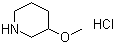 3-Methoxypiperidine hydrochloride molecular structure (CAS 688809-94-1)