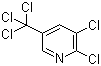 2,3-二氯-5-三氯甲基吡啶分子结构 (CAS 69045-83-6)