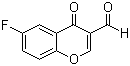 structure of CAS# 69155-76-6, 6-Fluoro-4-oxo-4H-chromene-3-carbaldehyde